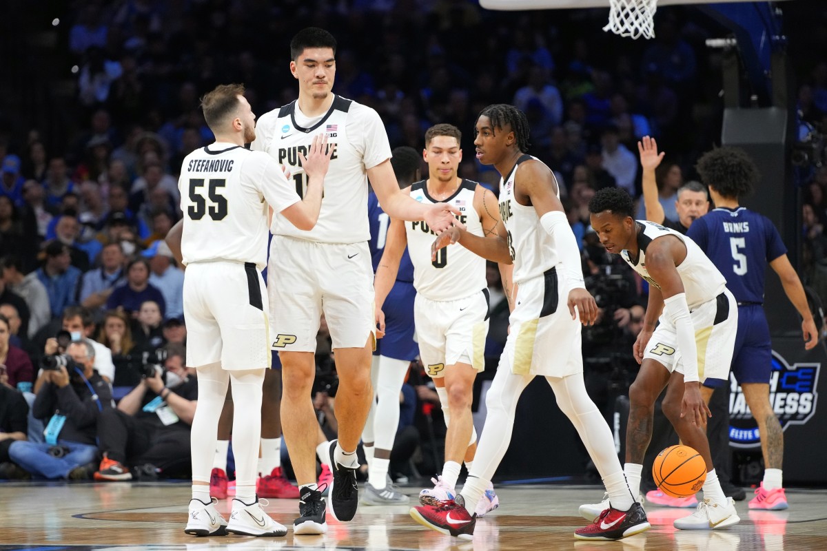 Purdue basketball team vs saint peters